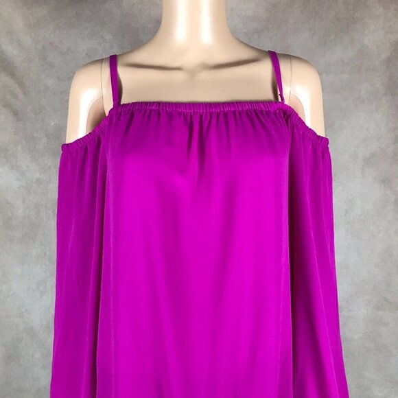 INC Magenta Off The Shoulder Top NEW Size XL - Picture 3 of 7